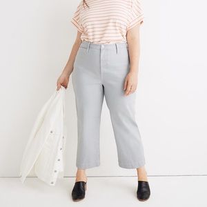 Madewell Slim Emmett Wide-Leg Crop Pants
